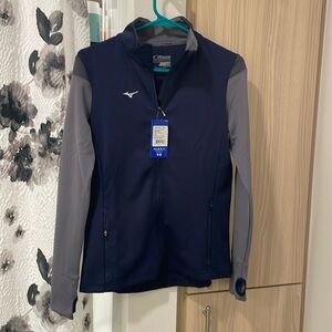Mizuno — Horizon full zip jacket w/ thumb holes